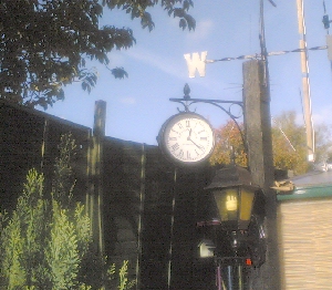 New Garden Clock, courtesy of Tom and Karin...Thank you guys xxx